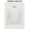 UR 2025 Winter Men's Textured Embroidered Round Neck Sweatshirt