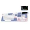 EPOMAKER TH108 PRO Mechanical Keyboard with Screen Wireless Gaming Creamy 10000mAh Custom RGB Mac Windows Compatible Creamy Full-Size Knobs, Keyboard,