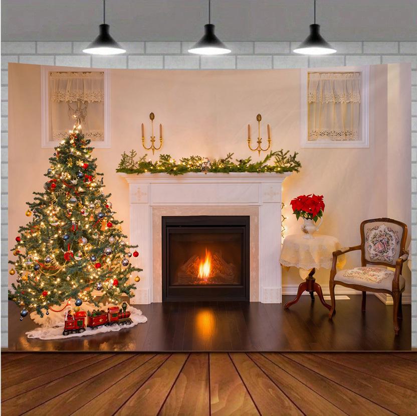 Cross-border Christmas Tapestry: Home Décor Wall Hanging for Bedroom & Photography