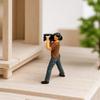 1:64 Scale Photographer Figure with Camera Hand Painted