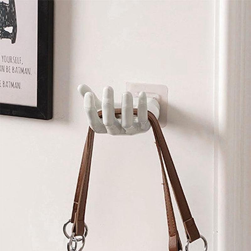 Zabawny wieszak na dłonie Uchwyt na mydło Kształt palca dłoni Projekt Wieszak ścienny Haczyki Łazienka Przechowywanie Stojak wystawowy Wystrój organizacji domu