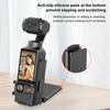 For DJI Osmo Pocket 3 PULUZ Folding Magnetic Mount Base Bracket (Black)