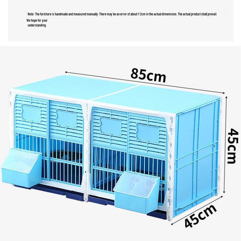 Waterproof Plastic Pigeon Nesting & Mating Cage with Shutters for Racing and Large Pigeons