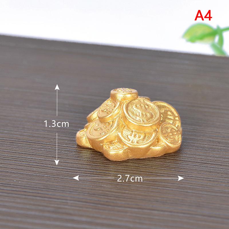 Feng Shui Glücksbringer Fa Cai Geldbaum Goldbarren Tasche Glücksbringer Frühlingsfest Maskottchen Desktop Ornament Auto Wohnkultur Handwerk