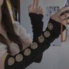 Punk Half-arm Sleeve Black Gothic Arm Covers INS Oversleeve  Motorcycle