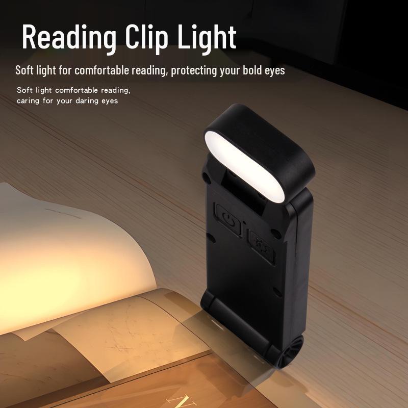 USB Rechargeable Folding LED Bookmark Reading Lamp with Eye Protection