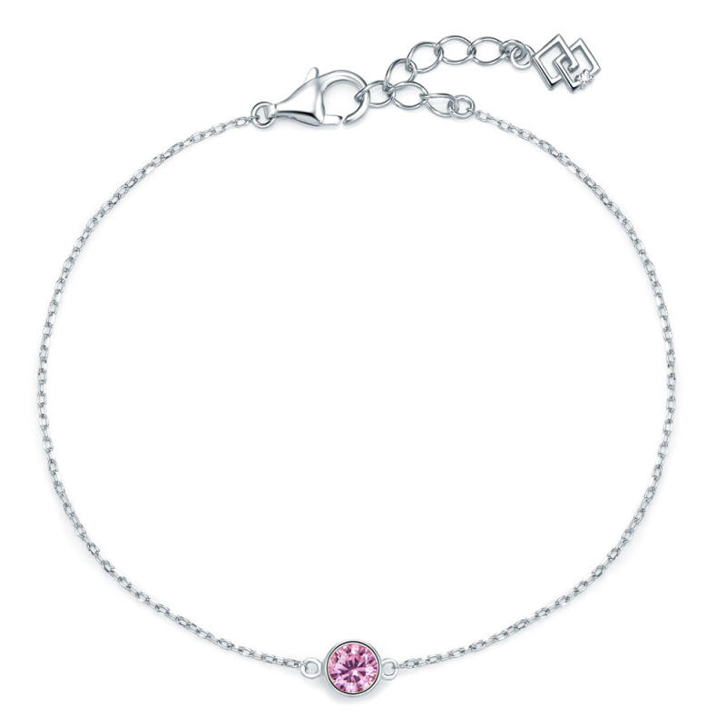 dieuamour silver 925 petit ange diamond bracelet pink