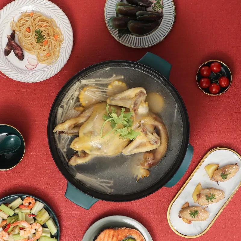 Oală electrică Oală multifuncțională de uz casnic pentru gătit orez Oală electrică Oală electrică mică Timp de întâlnire