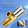 Universal All-Copper Dual Outlet Angle Valve for Household Hot/Cold Water Systems
