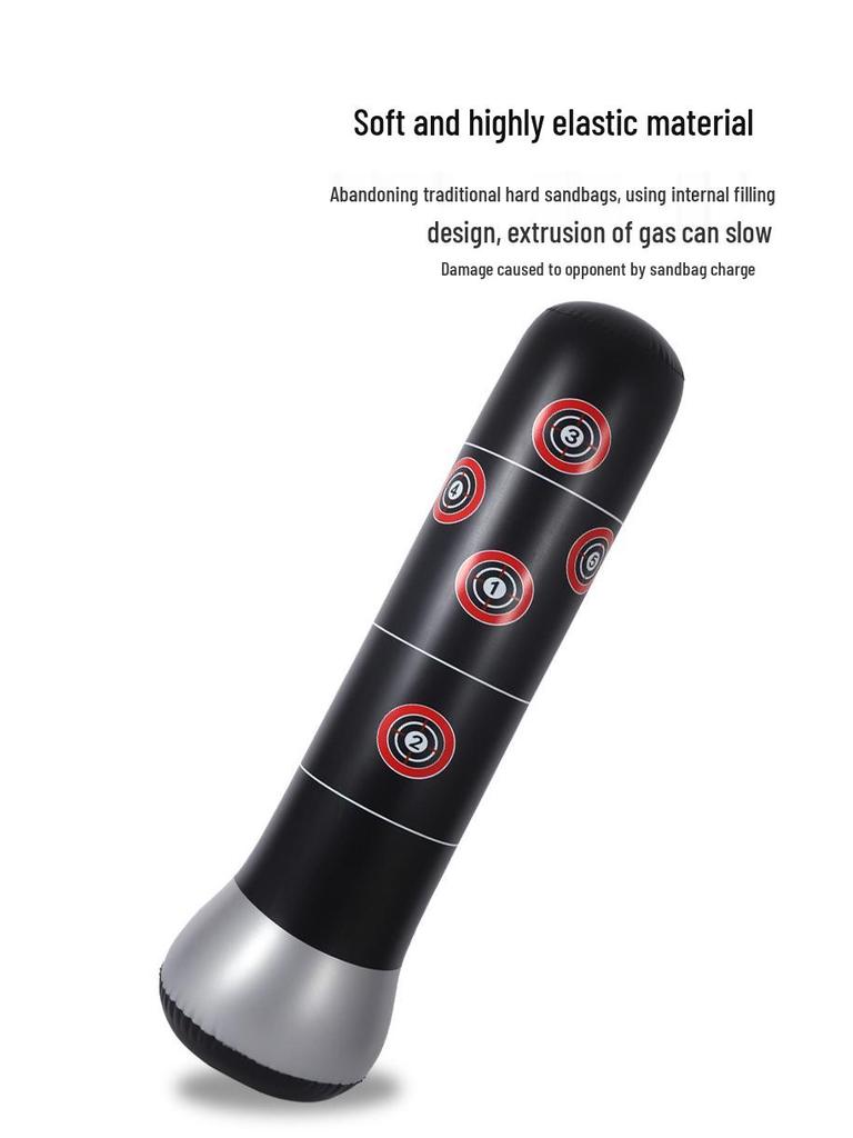 Durable Inflatable Boxing Punch Bag for Adults & Kids
