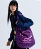 Macni Graphic Packable Shoulder Bag Purple