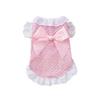 Dog Clothes Stylish Sweet Bow Dog Skirt for Pet Use 3Pcs Pink