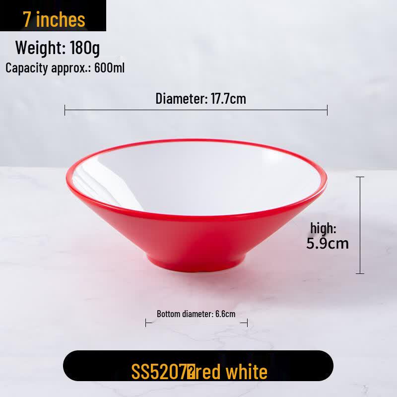 ZISIZ Melamine Conical Serving Bowl