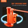 VEVOR Hydraulic Toe Jack, 5 Ton On Toe Toe Jack Lift, 10 Ton On Top Lift Capacity Machine Jack, 1.0-9.1 In Toe Height, 14.6-22.4 In Top Height