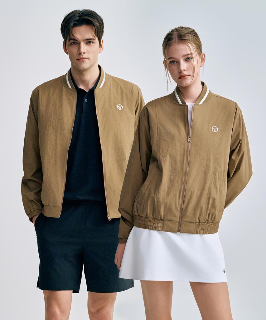 Sergio Tacchini U Light Stretch Varsity Jacket (D.Beige)