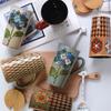 Cana creativă din ceramică cu mâner Căni creative de cafea Cești cu lapte pentru mic dejun