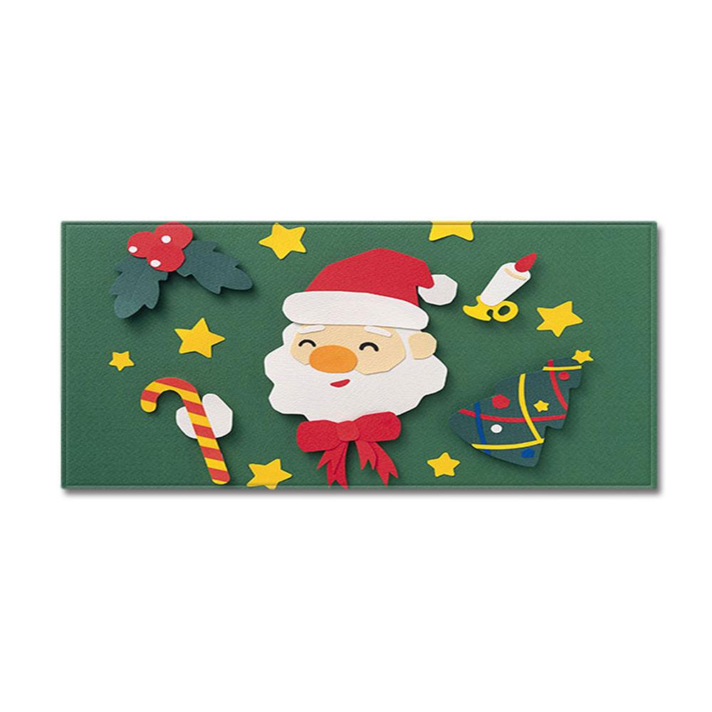 Weihnachts-Küchen-Sandteppich Fußmatte Langer Bodenteppich