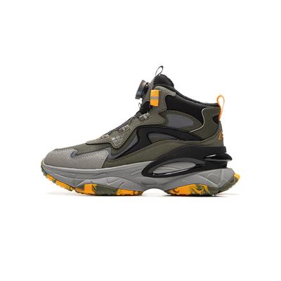 Li Ning Kids Sports Lifestyle Atmospheric Minimalist Comfortable Non-Slip Shock Absorbing Wear-Resistant Warm Kids Casual Shoes YKCU172-25