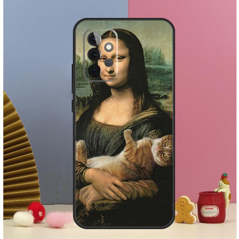 Funny Cat Art Aesthetics Case For Samsung Galaxy A54 A34 A24 A14 A51 A71 A12 A32 A52 A72 A13 A33 A53 A25 A15 Cover