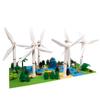Bausteine Moc Baumodell Windmühle Gartenszene Dekoration Diy Bausteine Spielzeug