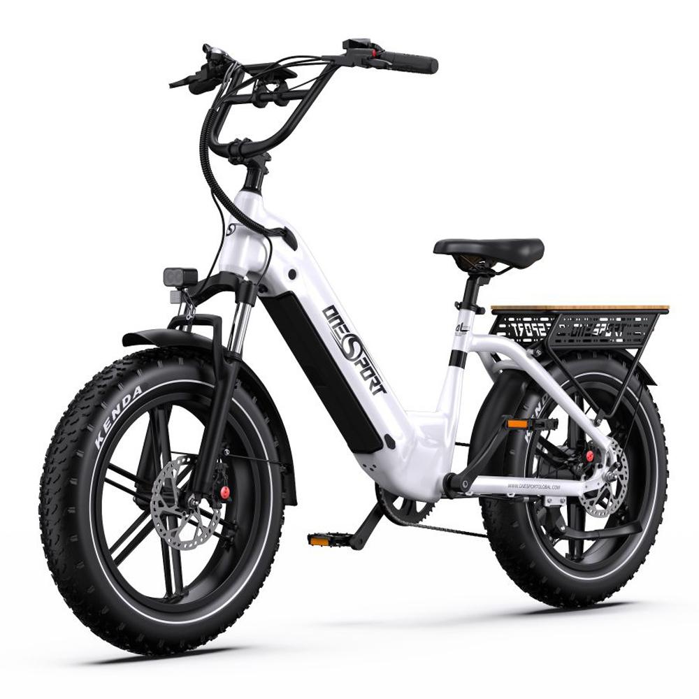 Electric Bicycle ONESPORT OT08, 500W Motor, 48V 18AH Battery, Top Speed 25 Km/h, Cruising Range 90km, 20*4.0 Inch Tires