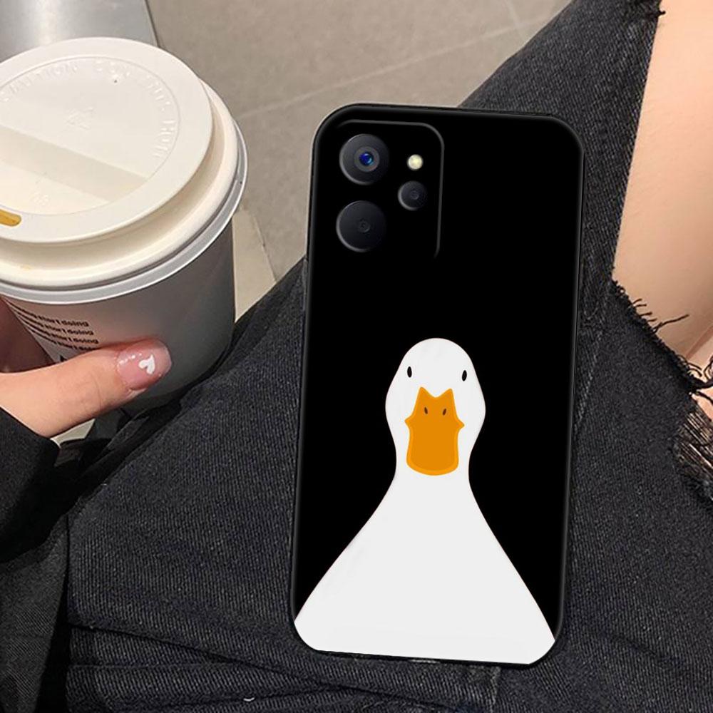 Cartoon Duck Goose Phone Case For OPPO Realme 5 15 15T 14 13 12 11 10 9 9I 8 8I 7 7I 6 Pro Plus TPU Case Funda Shell Cover Capa