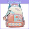 Kids School Backpack With Car Print For Toddlers And Preschoolers Made Of Durable Nylon