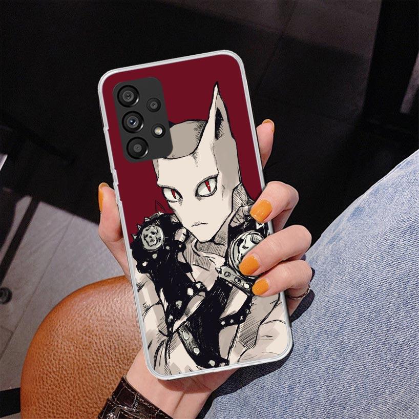 JoJo Kira Yoshikage Killer Queen Phone Case For Samsung Galaxy A52 A42 A32 A22 A12 A51 A41 A31 A21S A50S A40 A30S A20S A20E A10