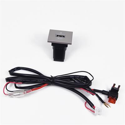 USB-A QC3.0 Port Car Fast Charger Socket Panel Mount Accessories For Ford Focus MK2 2005-2009