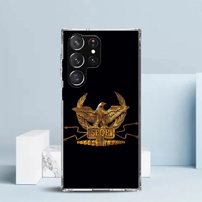SPQR Roman Imperial Legionv Soft Cover for Samsung Galaxy S25 Edge S26 S24 S23 Ultra Phone Case S22 S21 Plus S20 FE Print Patter