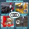1540Pcs O Rings Assortment Kit Metric Nitrile Rubber Oring Set with 4 Pick for Automotive Faucet Pressure Washer Plumbing Repair