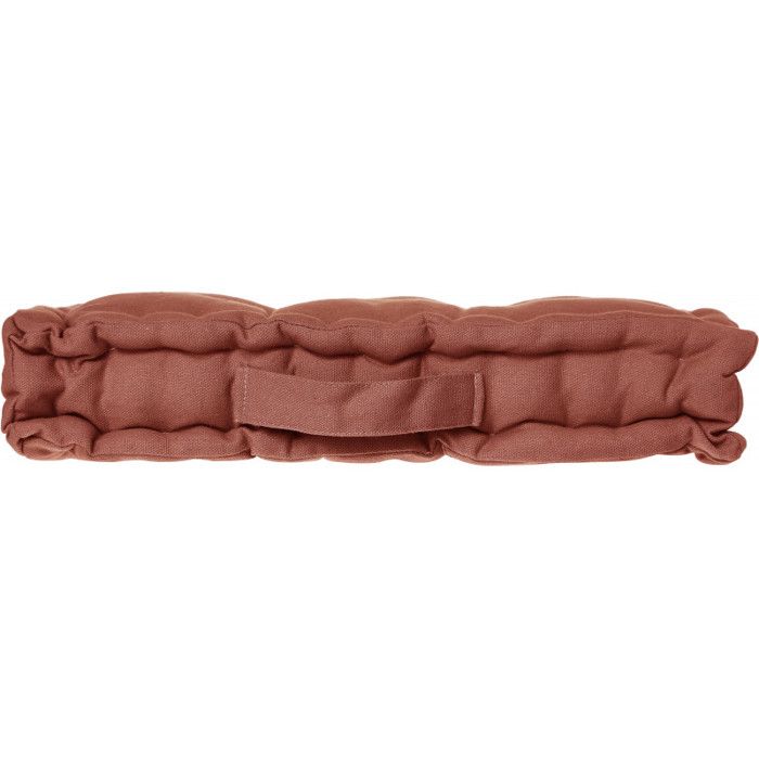 Coussin de sol 40 x 40 x 8 cm Atmosphéra - Terracotta