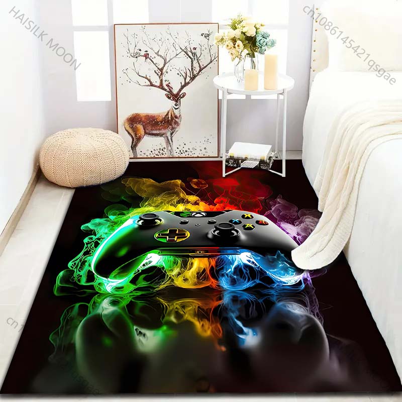 

15 Sizes Game Controllers Gamer Carpet for Living Room Home Decor Non-slip Floor Mat for Boys Room Modern Rug Washable Rugs 100x150cm