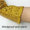 1pair Reflective Sequins Gloves Glitter Long Gloves Comfortable Breathable Glove for Costume Parties