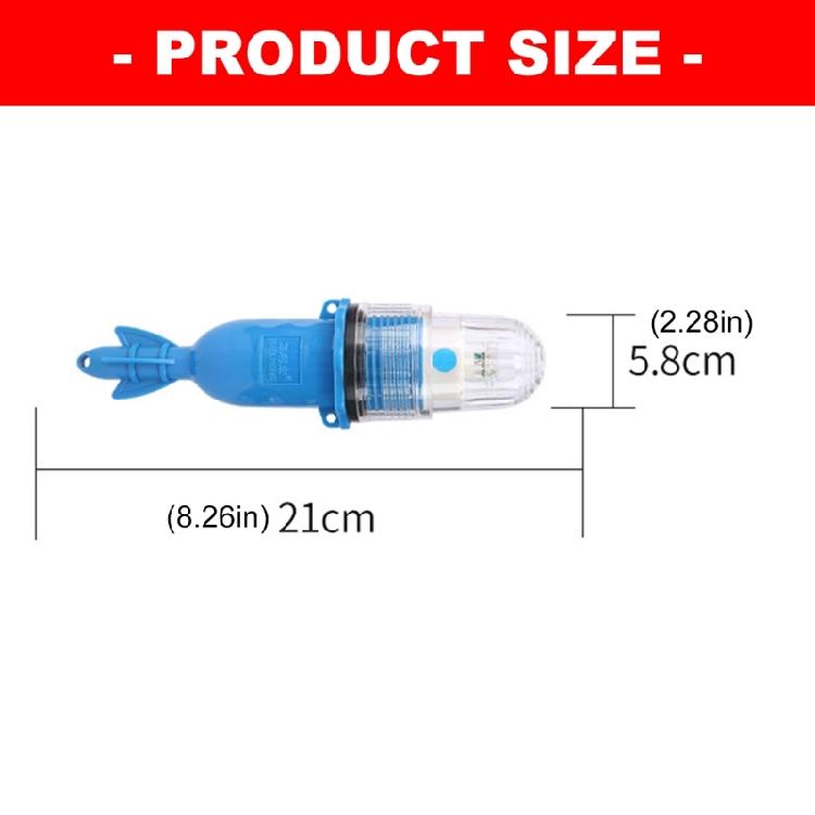 Waterproof LED Fishing Light Underwater Fish Lure Lamp Marine Signal Light Net Marker Light For Angling Easy To Use