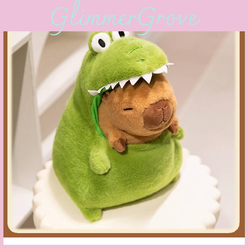 Adorable Capybara Plush Toy Cute Crocodile Design Soft Pp Cotton For Kids