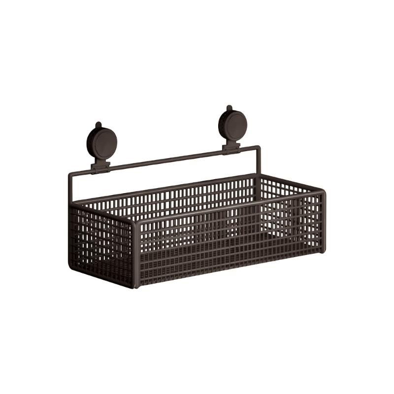 Panier de rangement mural polyvalent pour articles de salle de bain Utilisation de la méthode à ventouse Dommages offerts Assemblage