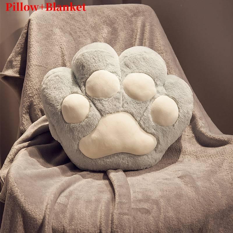 Cute Cat Cartoon Claw Car Throw Pillow Dual Purpose Office Girls Nap Toy Plush