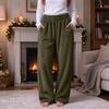Damen Flanell Casual Lockere Jogginghose für den Alltag und zum Entspannen