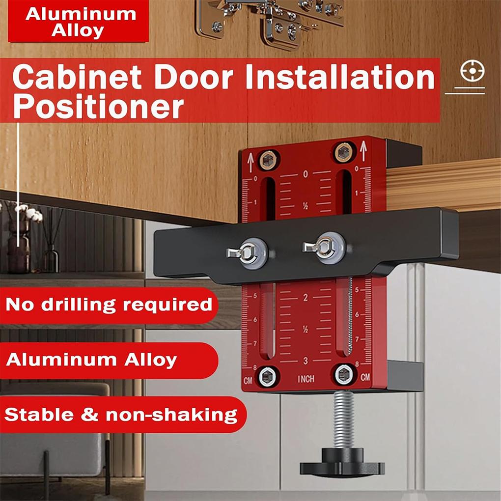 Aluminum Alloy Cabinet Door Installation Positioner Door Installation Cabinet Door Mounting