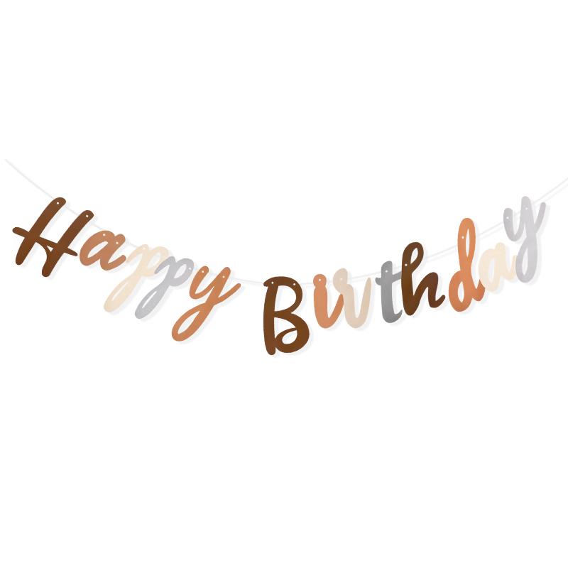 Dětský plyšový medvídek Balónky na narozeninovou oslavu Papírový prapor Garland Zavírače dortů Baby Shower Boy 1st Happy Birthday Dekorační potřeby