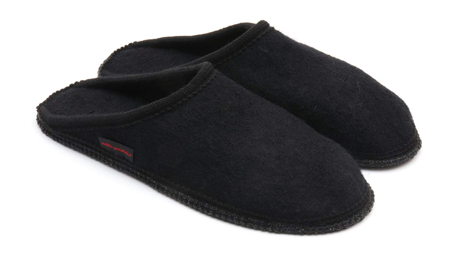 

Домашние тапочки из валяной шерсти Kitz-Pichler, сделано в Австрии, (Черный, 21,5 см) чёрный