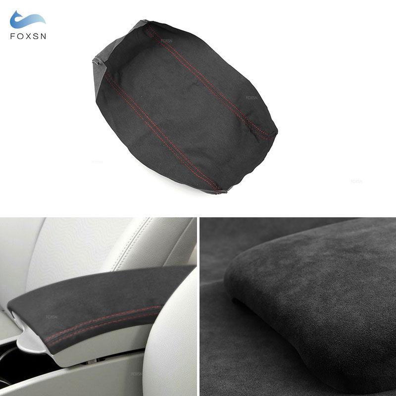 

Для Toyota Prius 30 2010 2011 2012 2013 2014 2015 автомобильный подлокотник на центральной консоли, чехол черный/синий/красный замшевый кожаный чехол