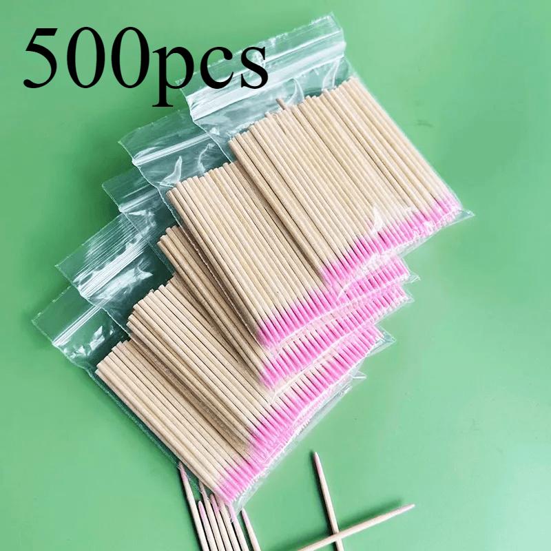 Unscented Cotton Swabs 10cm 3.94in with Precise Pointed Multi-purpose precision wooden swabs Gentle Make-up Removal, and Portable Nail Polish Remover