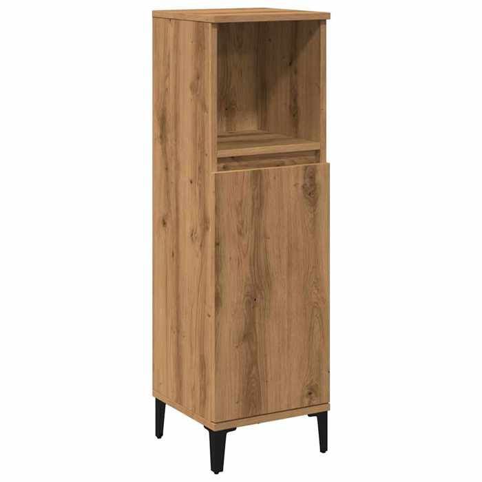 VidaXL Armoire de salle de bain chêne artisanal 30x30x100 cm 857112
