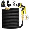 Garden Hose Expandable 25-100ft High Pressure Car Wash Plastic Pipe Magic Flexible Water Hose with Spray Gun for Watering