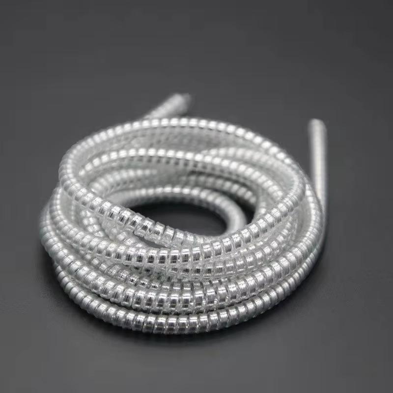 

1.4M Laser USB Charging Data Line Cable Protector Wire Cord Protection Wrap Cable Winder Organizer For срібний