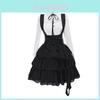 Klassisches Lolita-Kleid für Damen im Vintage-Stil mit knielanger Eleganz für Cosplay