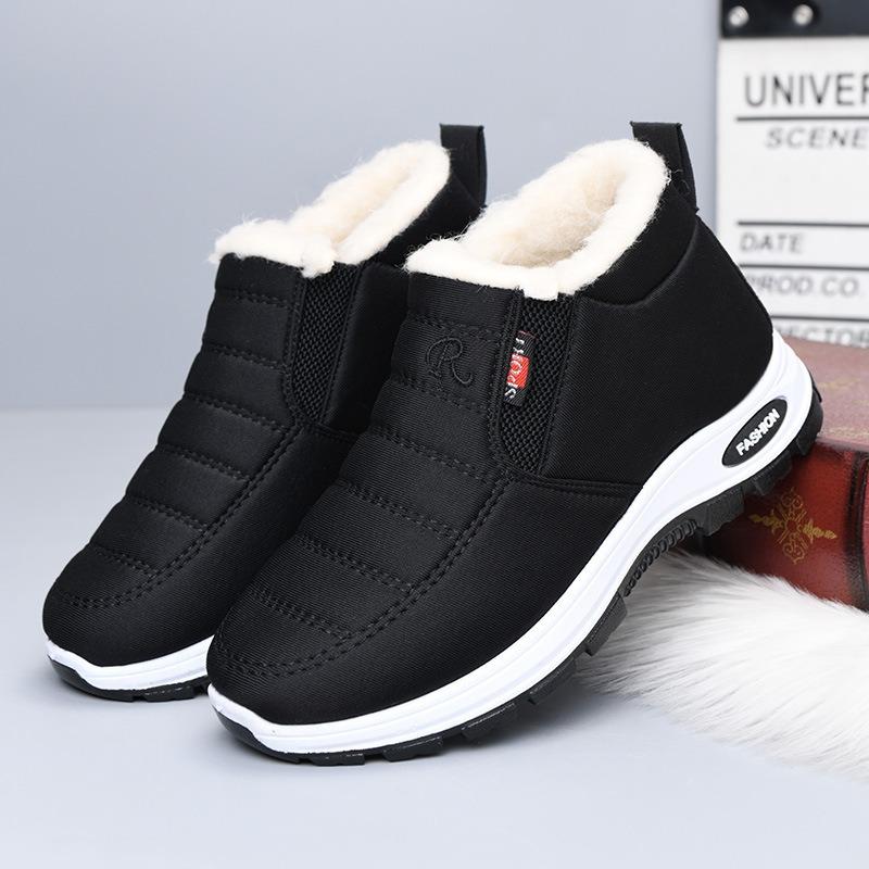 Cotton Shoes Women's Winter Velvet Warm Cotton Boots Casual Shoes Non-slip Soft-soled Cloth Shoes Women's Shoes