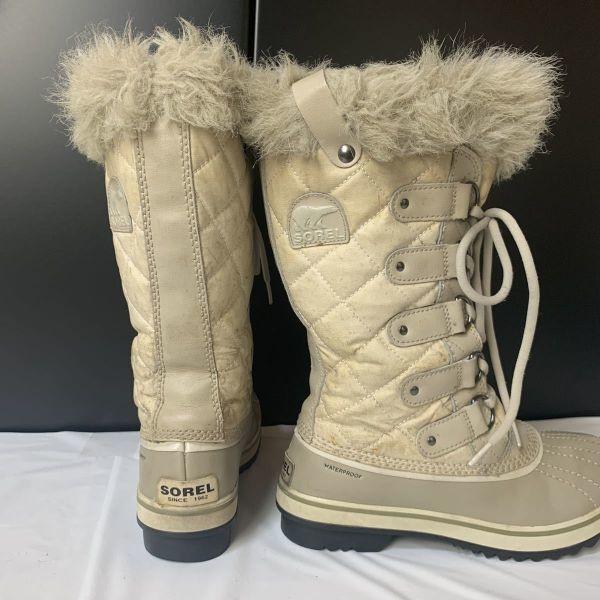 Sorel /Cizme de zăpadă Impermeabile/Pentru femei 23.5cm/Alb/(FOLOSIT)